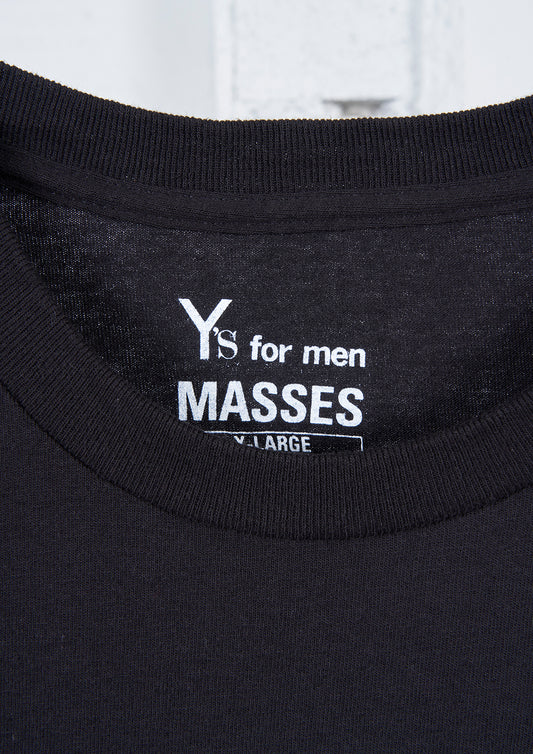 Y's × MASSES_ROUND BODY SHORT SLV D / GRIM RIPPER