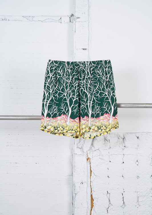 Y's × MASSES_HAWAIIAN PT SHORT PANTS