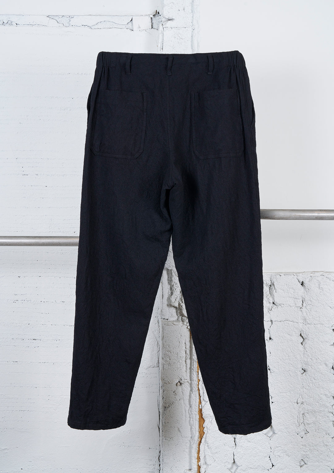 Y's × MASSES_SHRINK SIDE ELASTIC PANTS