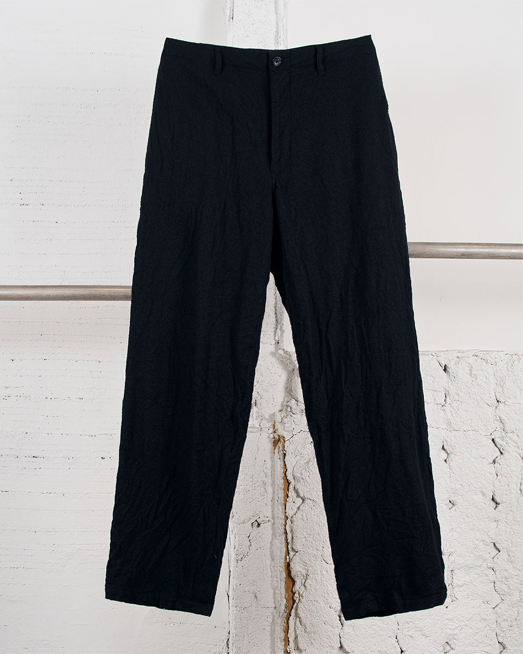 Y's × MASSES_BK SHRINK OUT POCKET PANTS