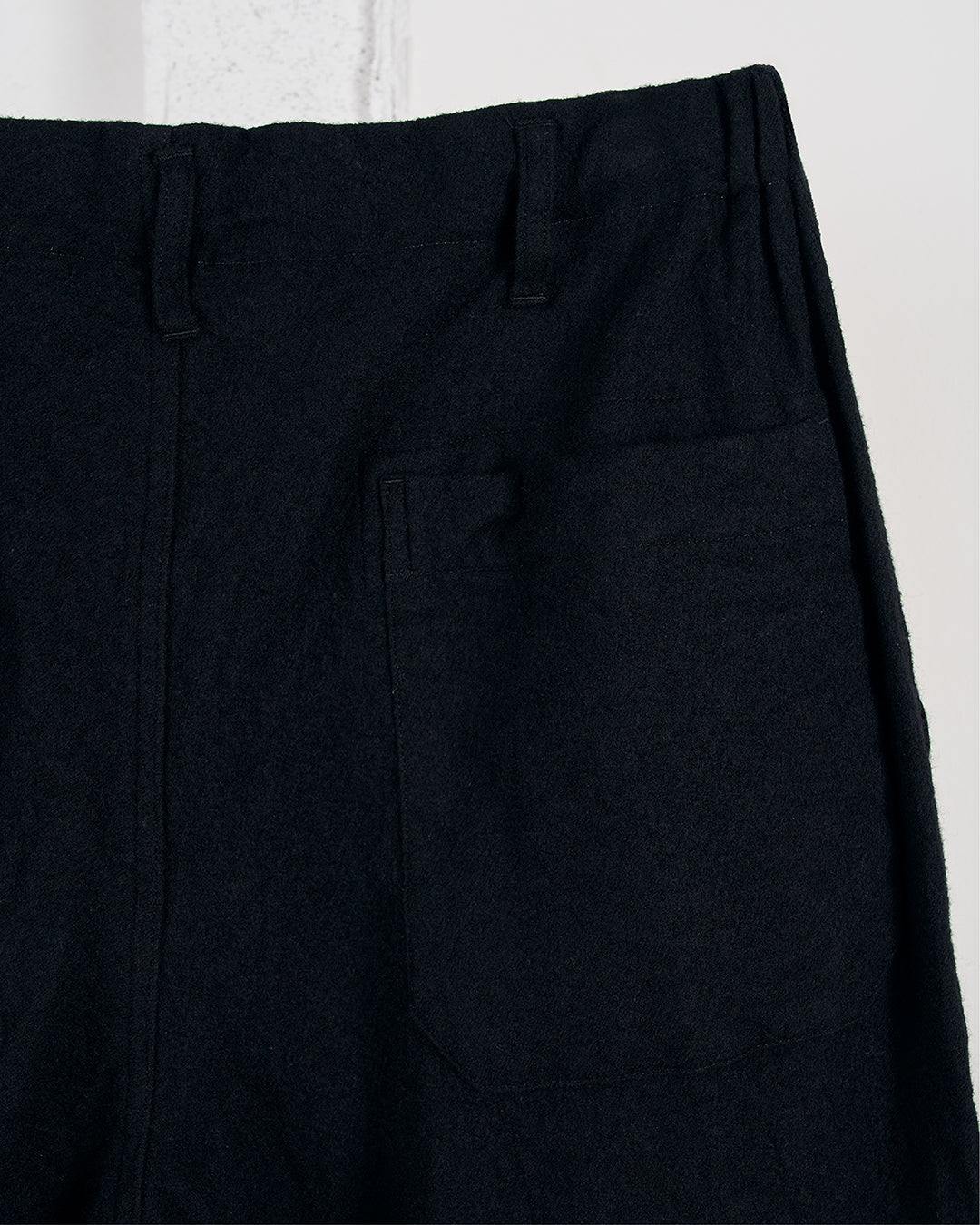 Y's × MASSES_BK SHRINK OUT POCKET PANTS