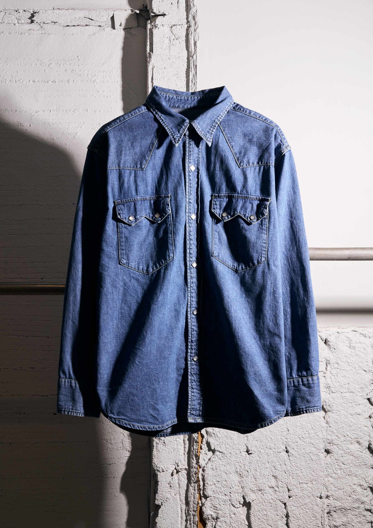 DENIM SHIRT H.WASH