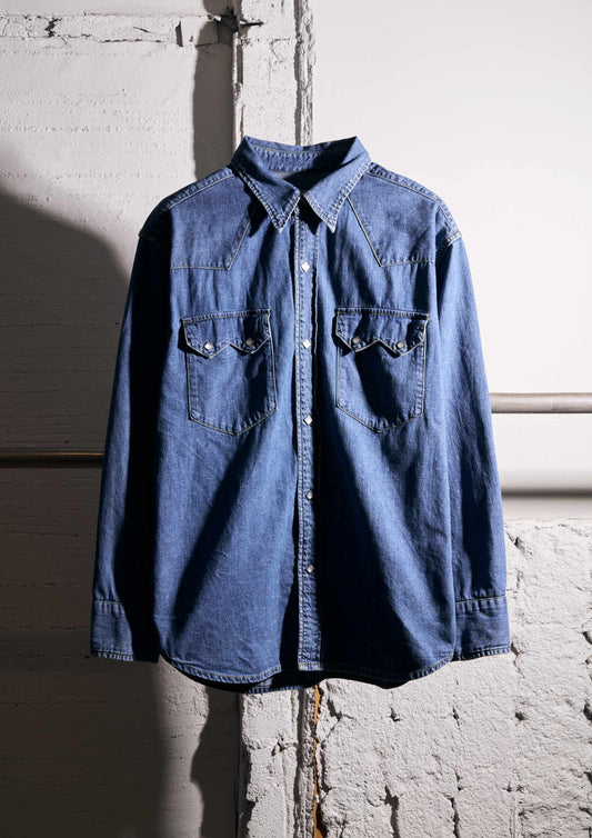 DENIM SHIRT H.WASH