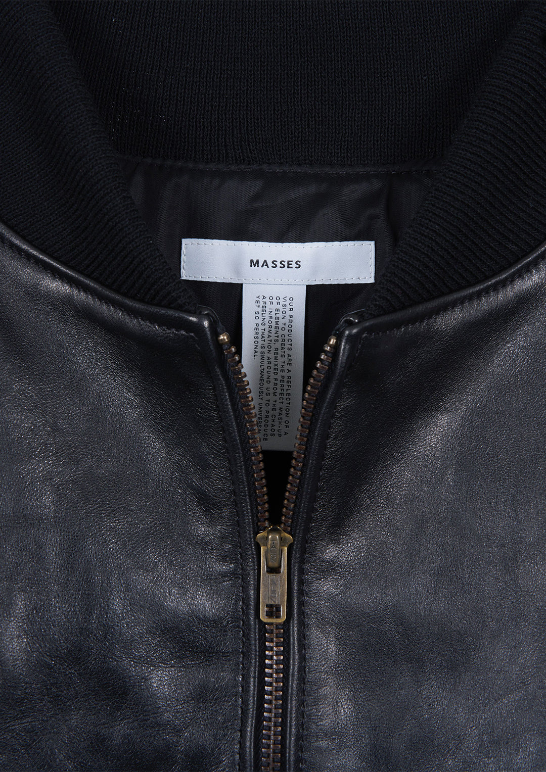 LEATHER JACKET ZIP