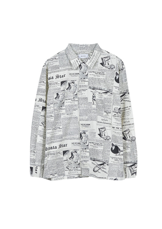 NEWS PAPER SHIRT