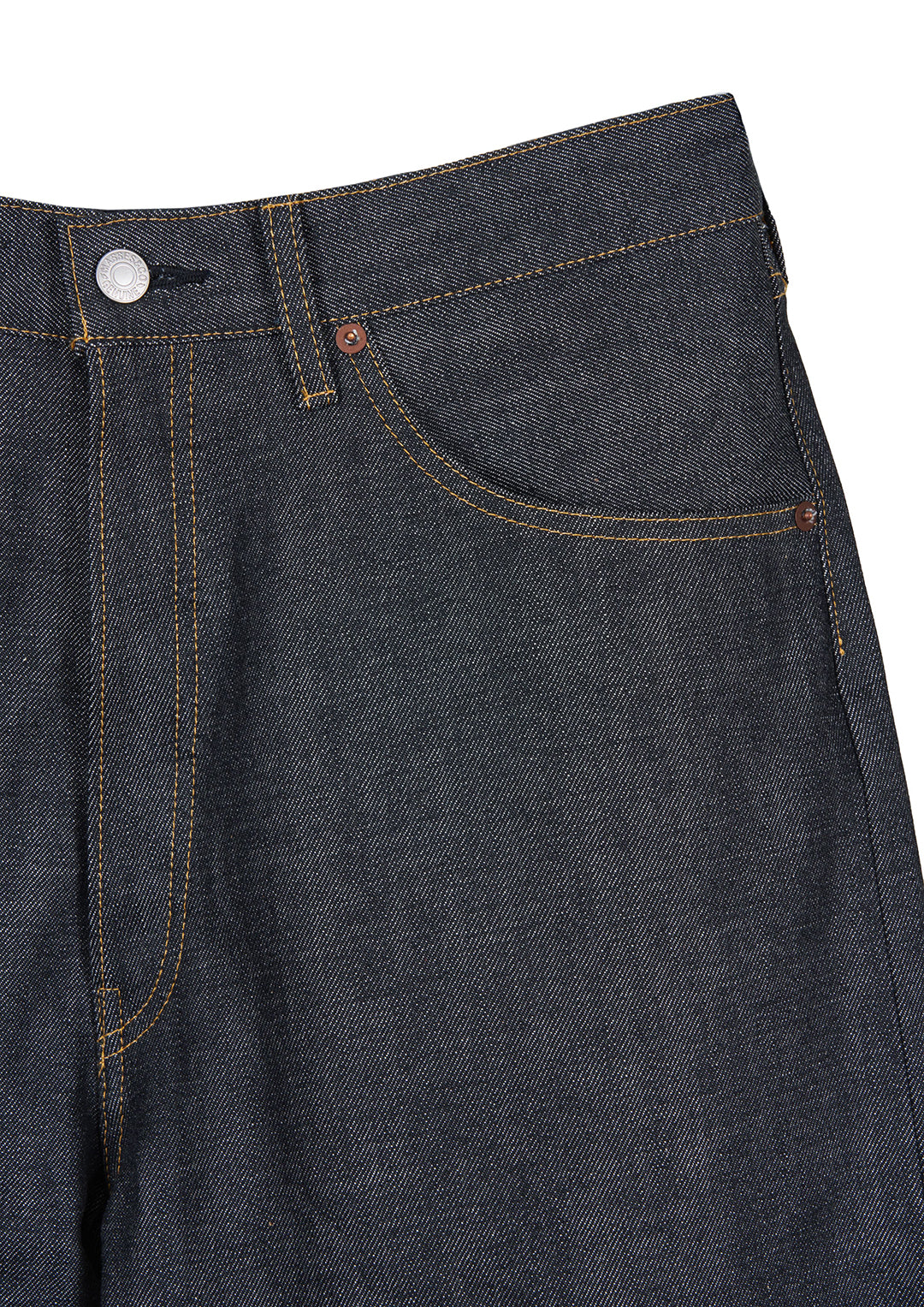 DENIM 5P PANTS RIGID BLACK