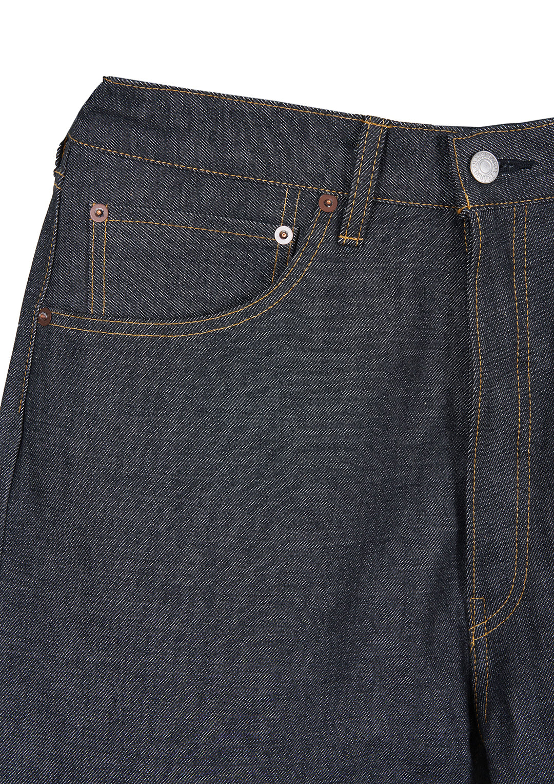 DENIM 5P PANTS RIGID BLACK