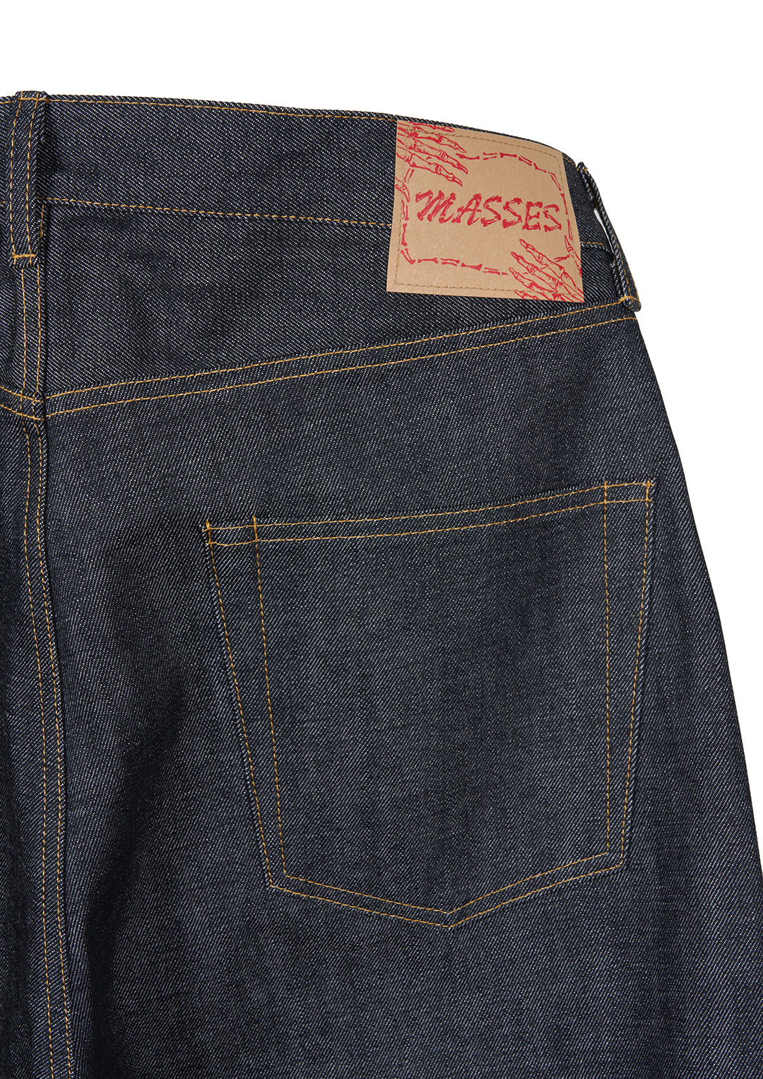 DENIM 5P PANTS RIGID BLACK