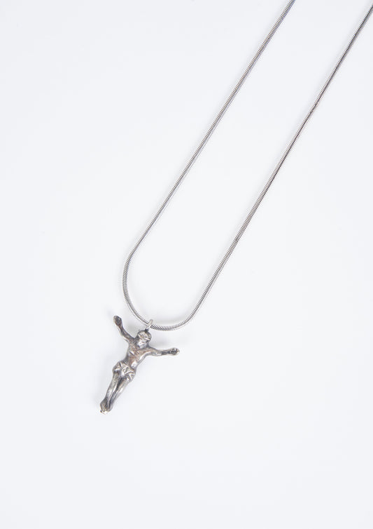 SILVER NECKLACE JESUS