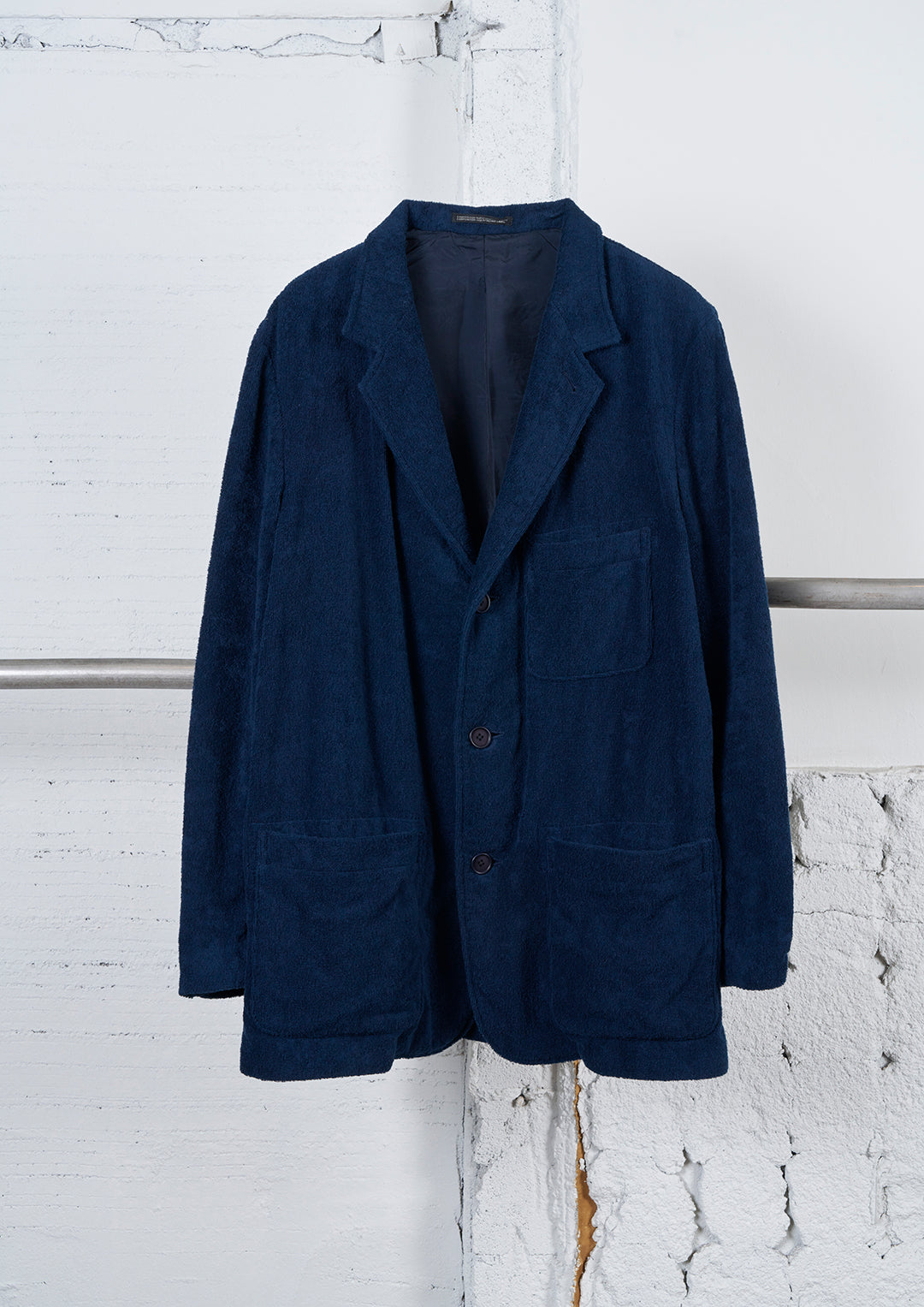 Y's × MASSES_BLUE PILE 3BS JACKET