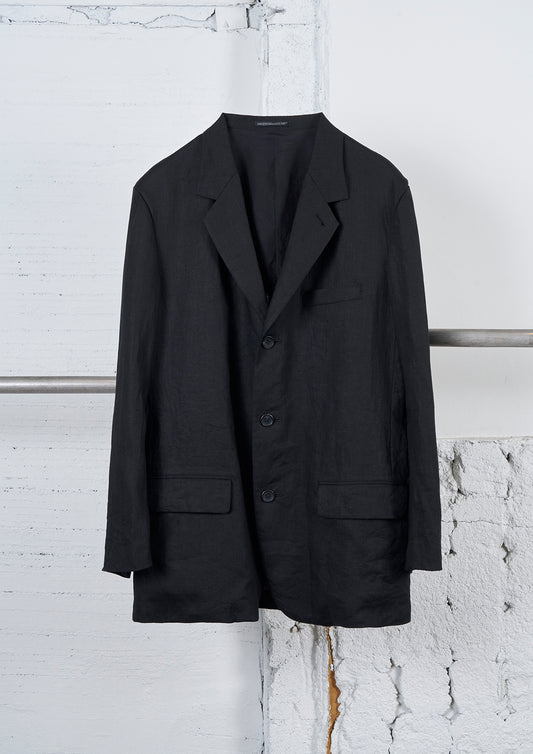 Y's × MASSES_LINEN CLOTH 3BS JACKET