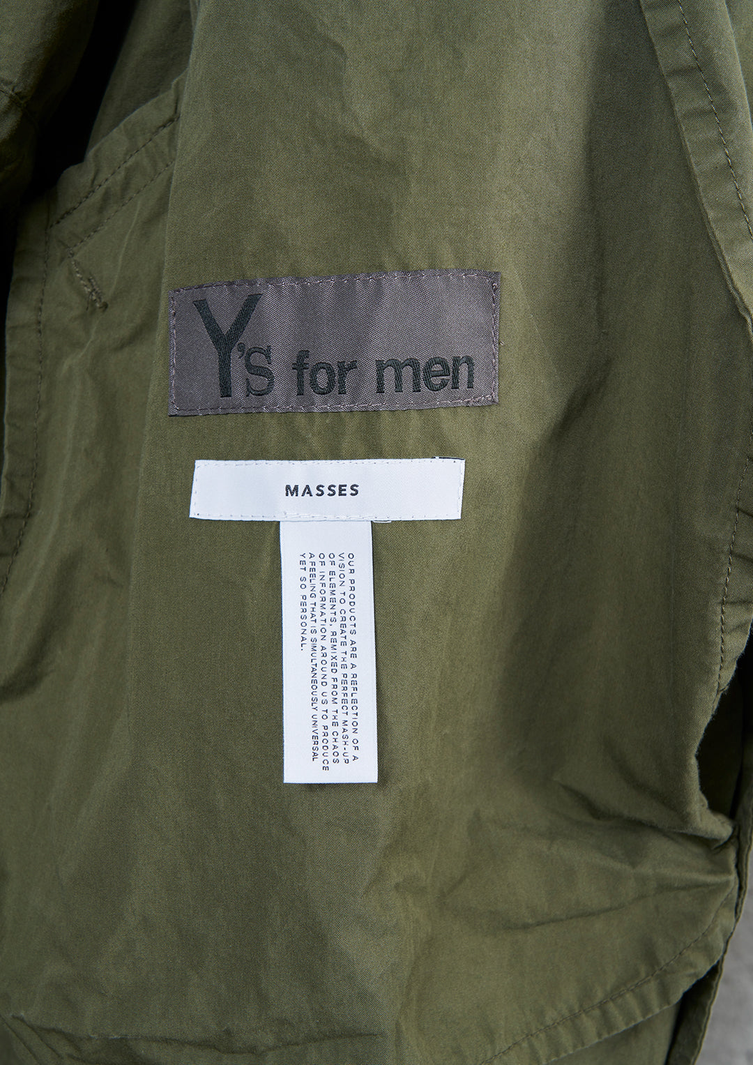 Y's × MASSES_M-65 FIELD COAT