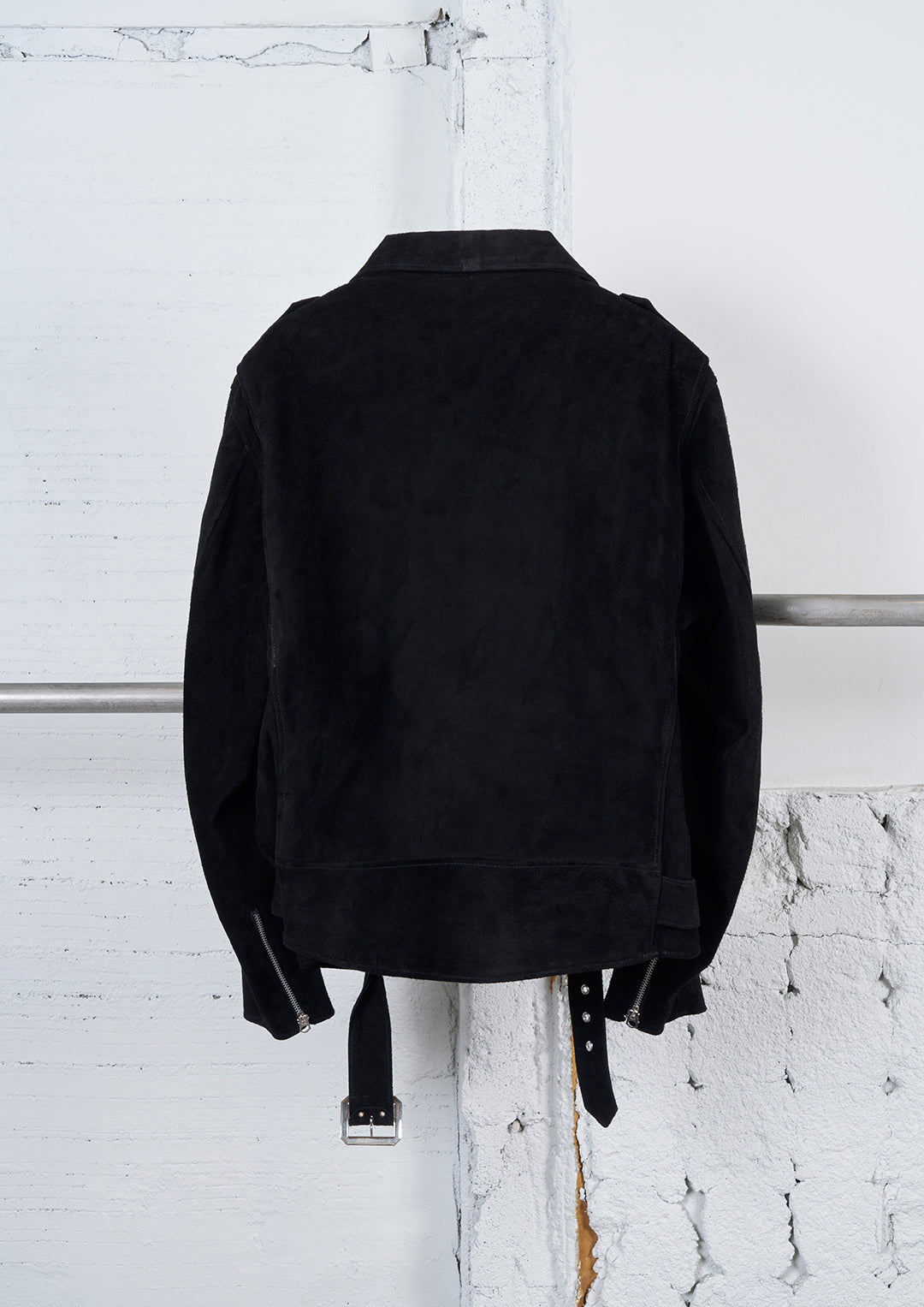 Y's × MASSES_SUEDE RIDERS JACKET