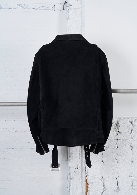 Y's × MASSES_SUEDE RIDERS JACKET