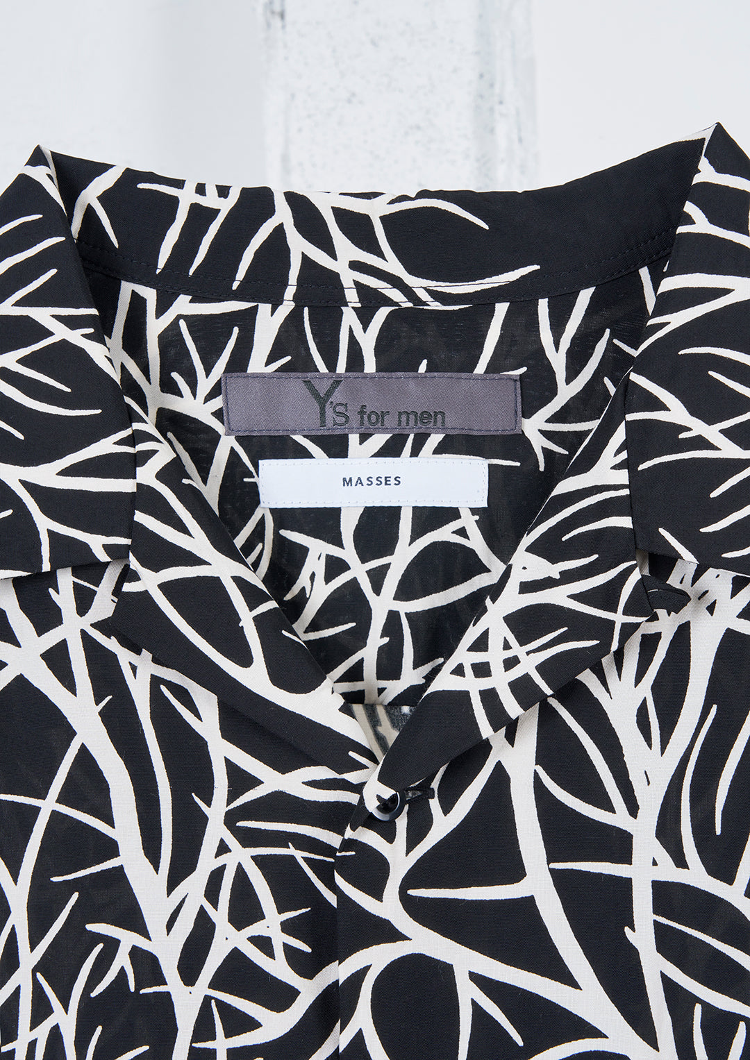 Y's × MASSES_SHORT SLEEVE HAWAIIAN BLOUSE