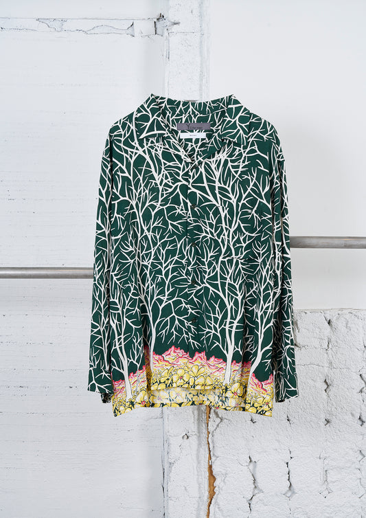 Y's × MASSES_HAWAIIAN BLOUSE