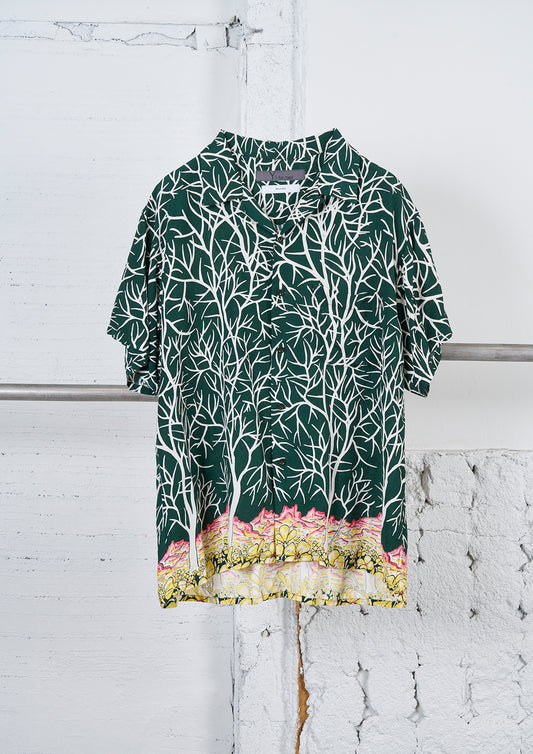 Y's × MASSES_SHORT SLEEVE HAWAIIAN BLOUSE