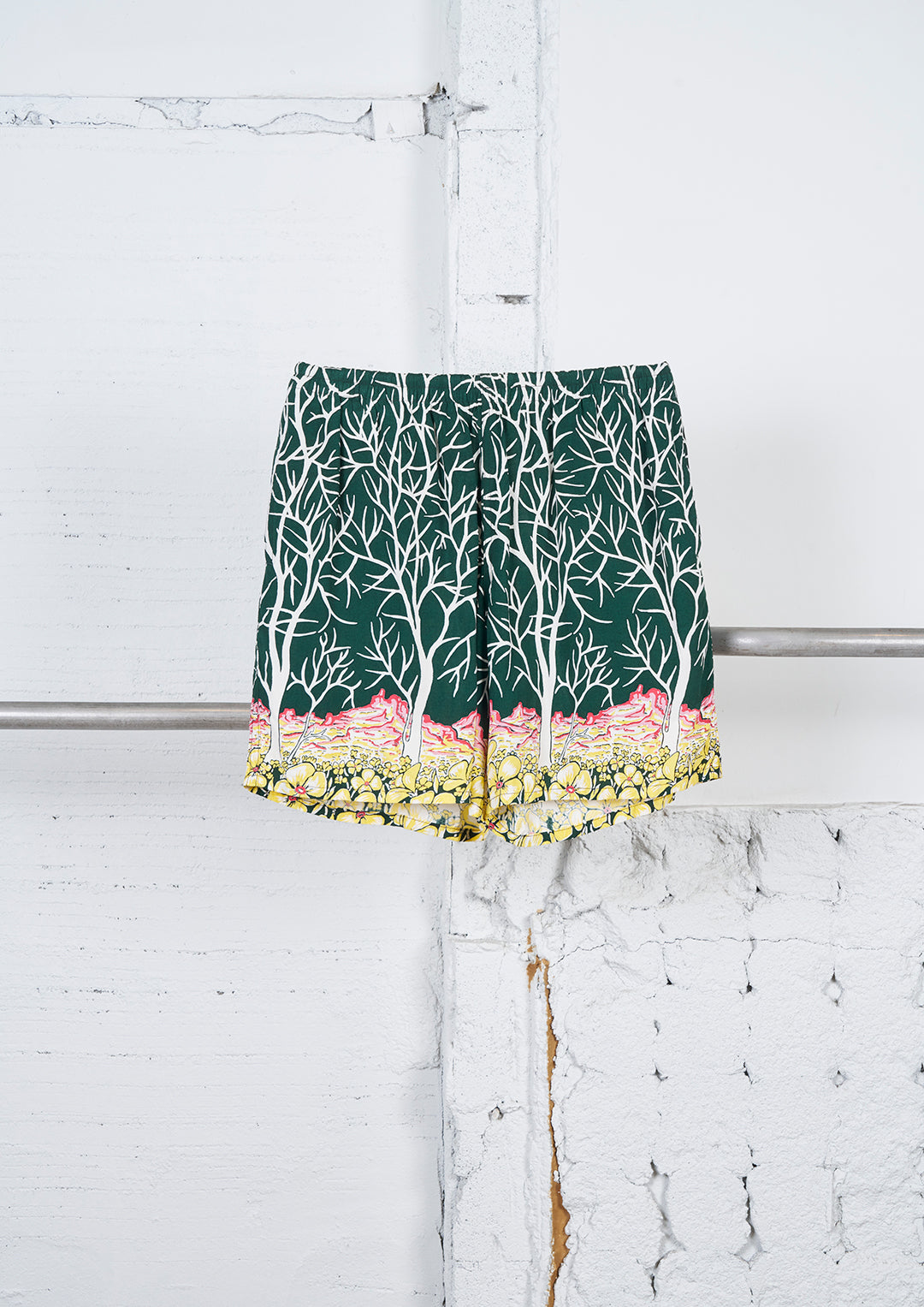 Y's × MASSES_HAWAIIAN PT SHORT PANTS