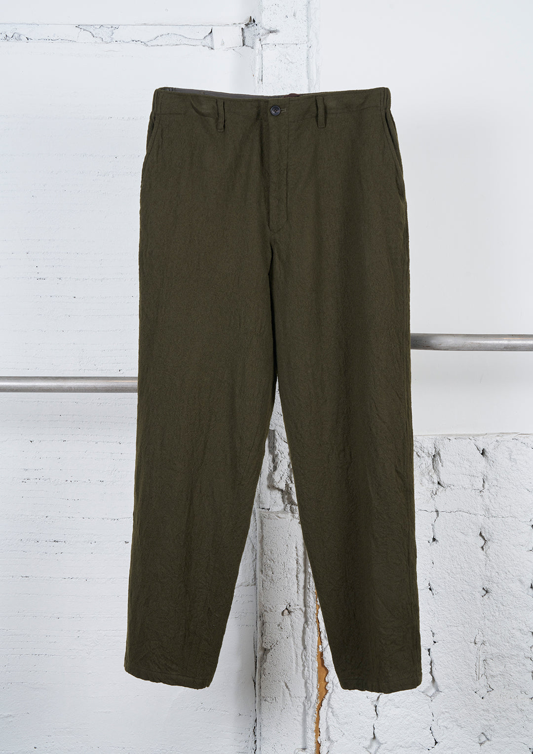 Y's × MASSES_SHRINK SIDE ELASTIC PANTS