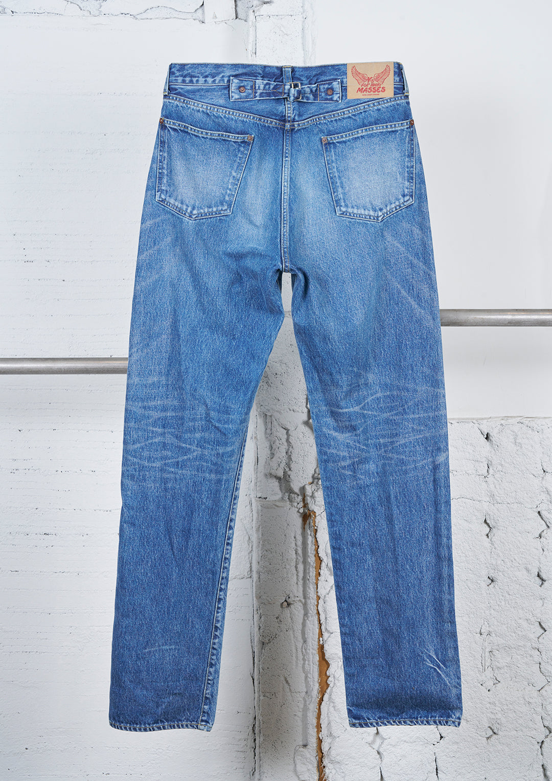 Y's × MASSES_14oz DENIM PANTS H.WASH