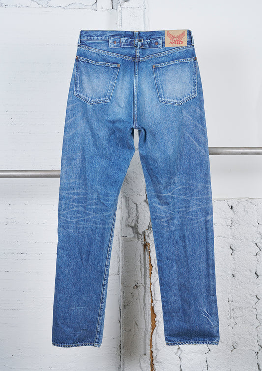 Y's × MASSES_14oz DENIM PANTS H.WASH
