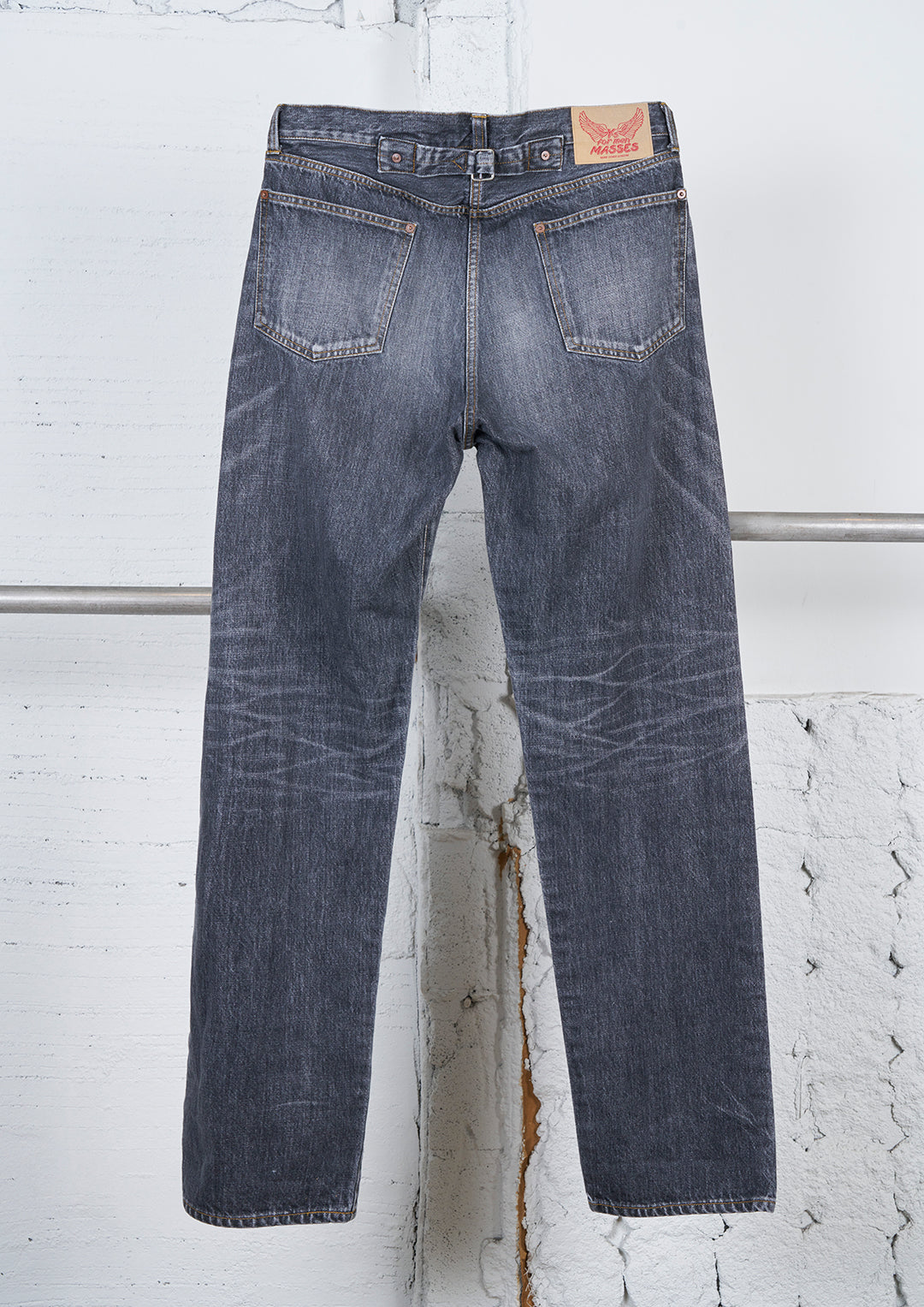 Y's × MASSES_14oz DENIM PANTS H.WASH