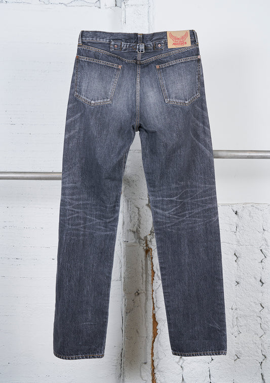 Y's × MASSES_14oz DENIM PANTS H.WASH