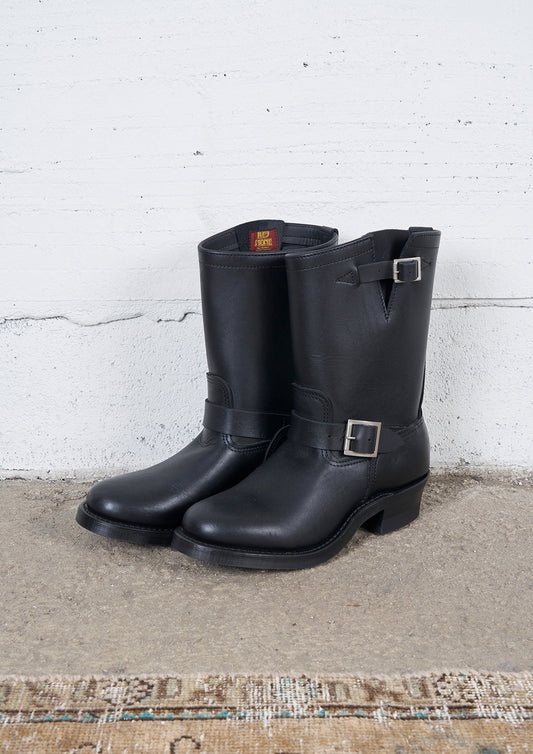 Y's × MASSES_HORWEEN LATHER BK BIKERS BOOTS