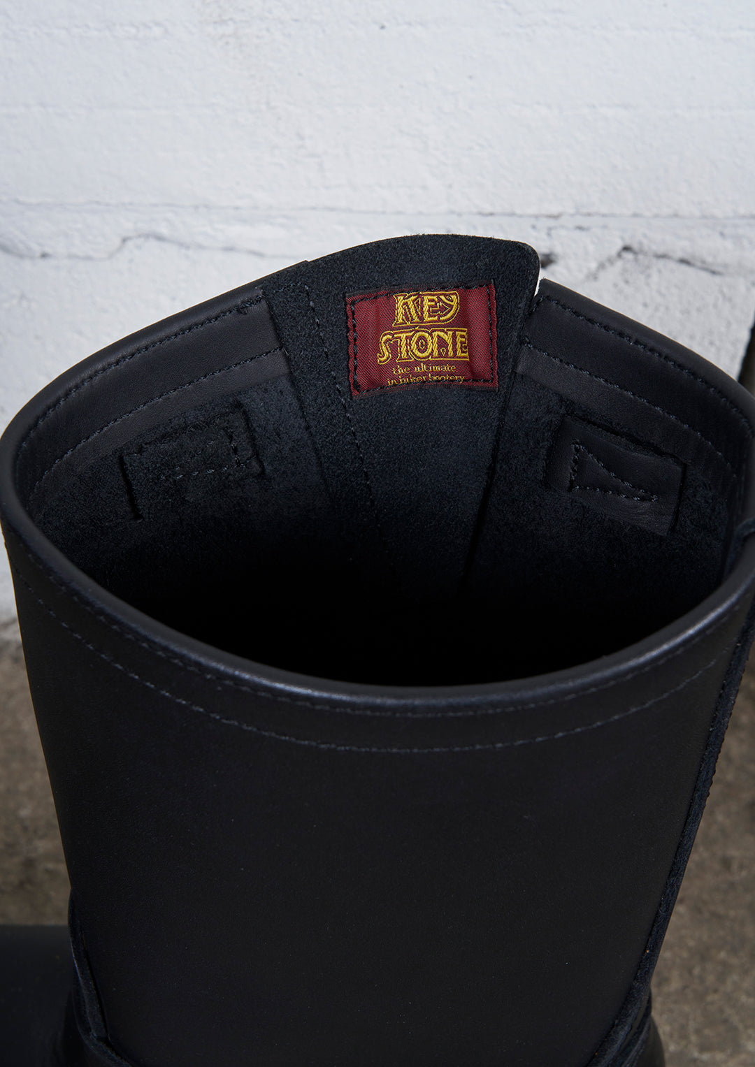 Y's × MASSES_HORWEEN LATHER BK BIKERS BOOTS