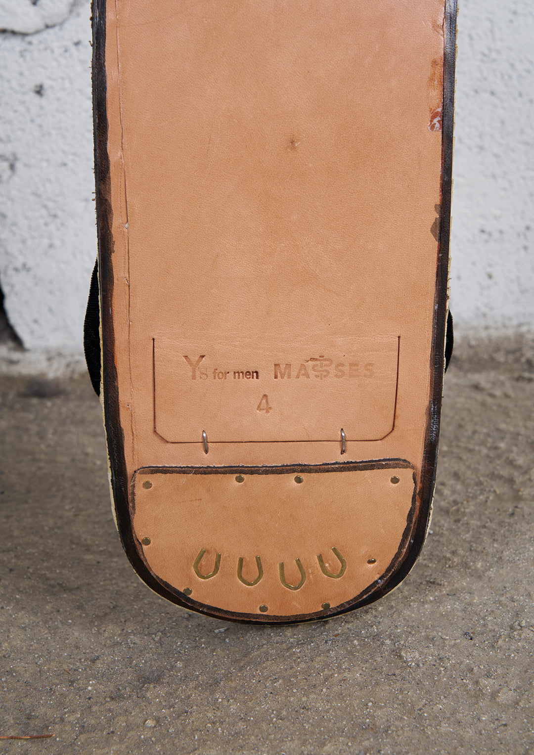 Y's × MASSES_BAMBOO SETTA SANDALS