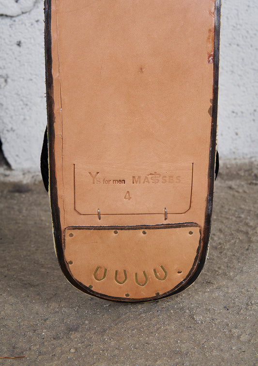 Y's × MASSES_BAMBOO SETTA SANDALS