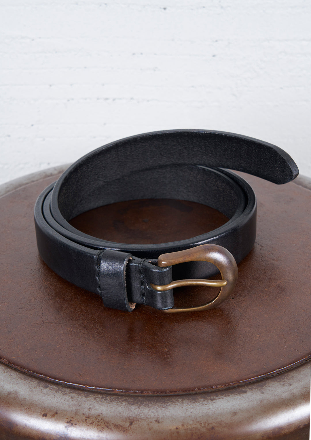 Y's × MASSES_HEAVY OIL LEATHER CUSTOM BELT