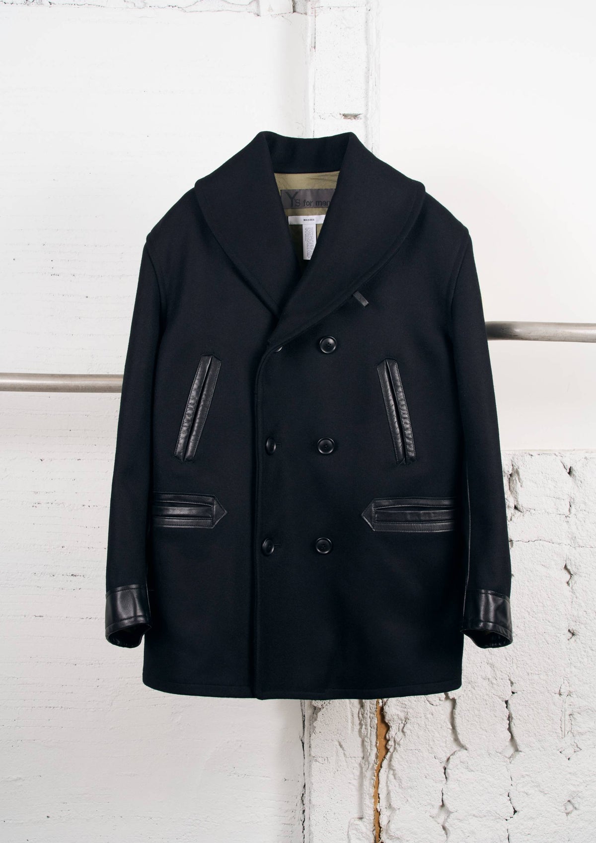 Y's for men × MASSES_MELTON RAIL ROADER COAT