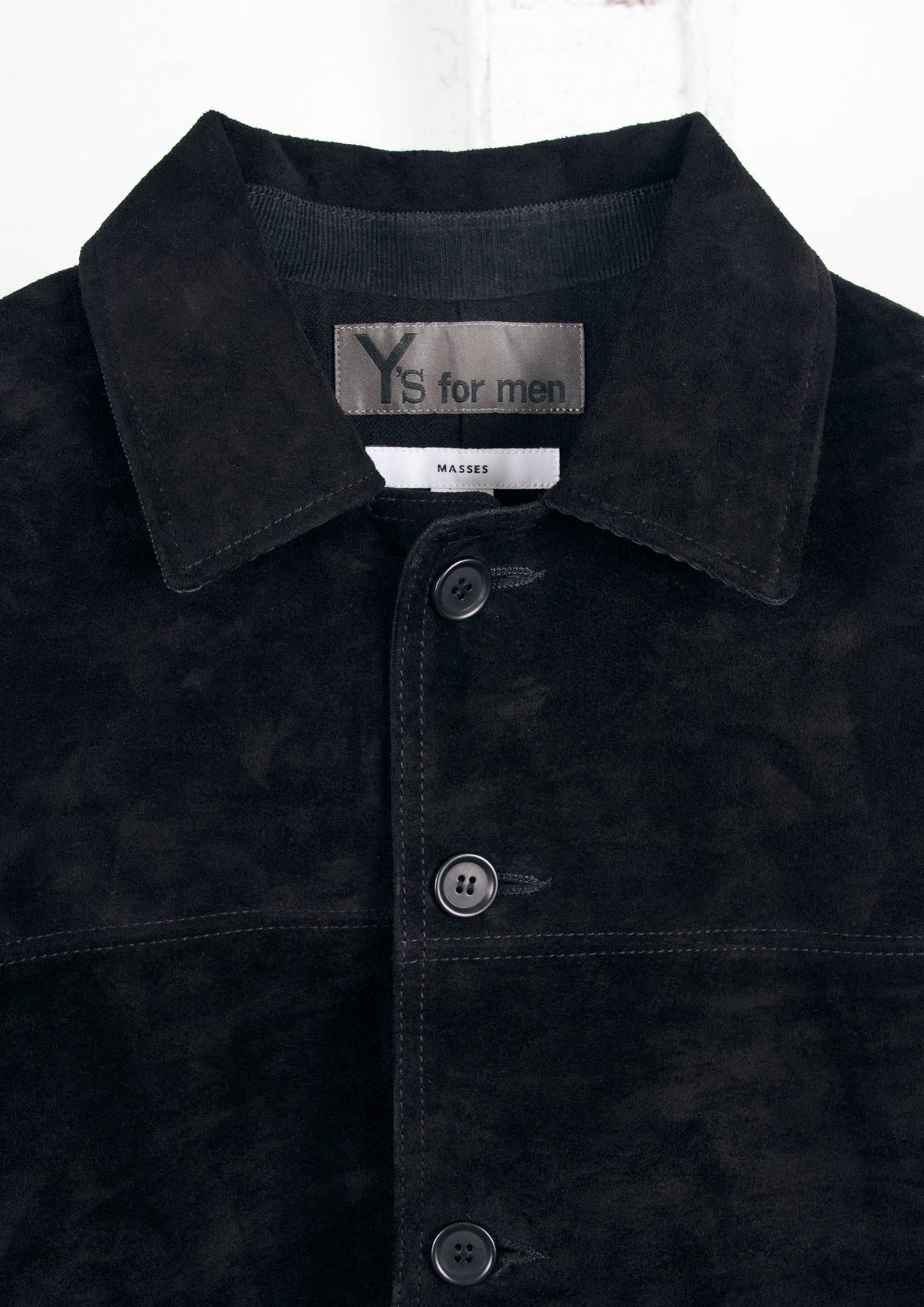 Y's for men × MASSES_HORSE LEATHER B CAR COAT