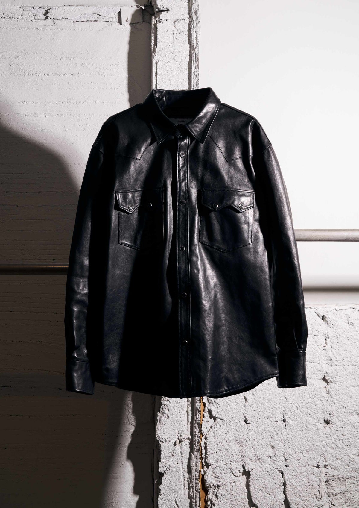 HORSE LEATHER SHIRT VINTAGE W
