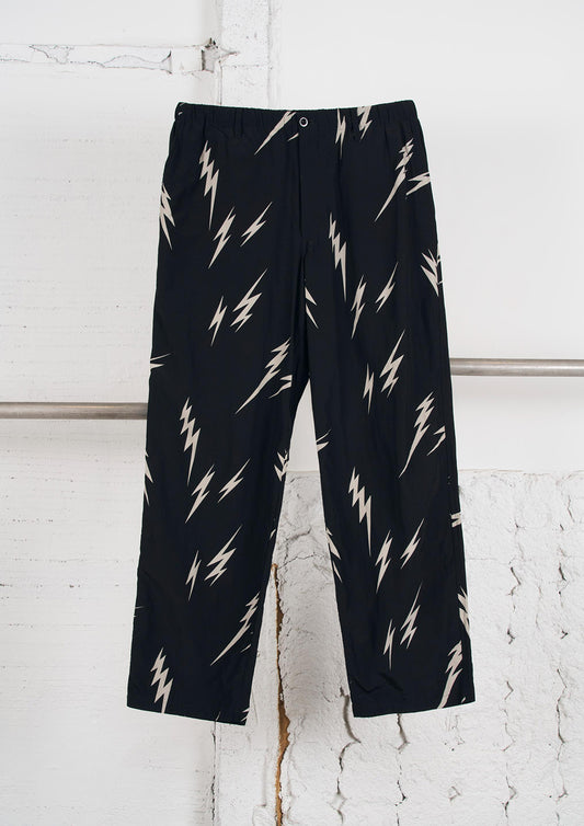 Y's × MASSES_BLEACH DYED WAIST ELASTIC STRING PANTS