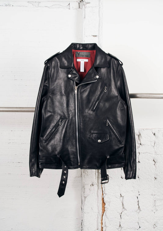 Y's for men × MASSES_HORSE LEATHER A BIKER JKT